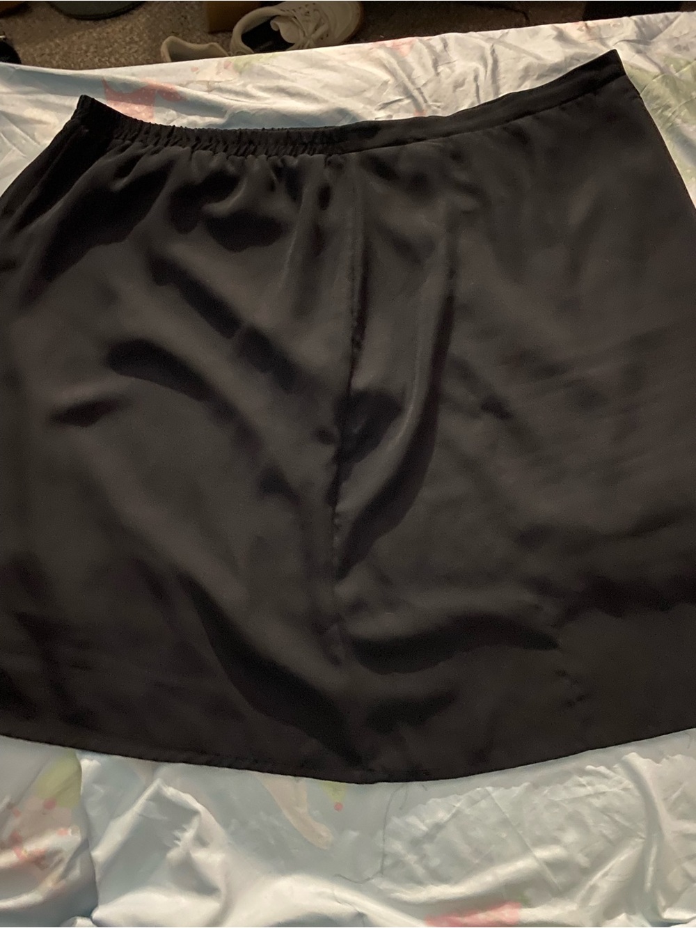 Hillard & Hanson Black A-Line knee length Skirt
